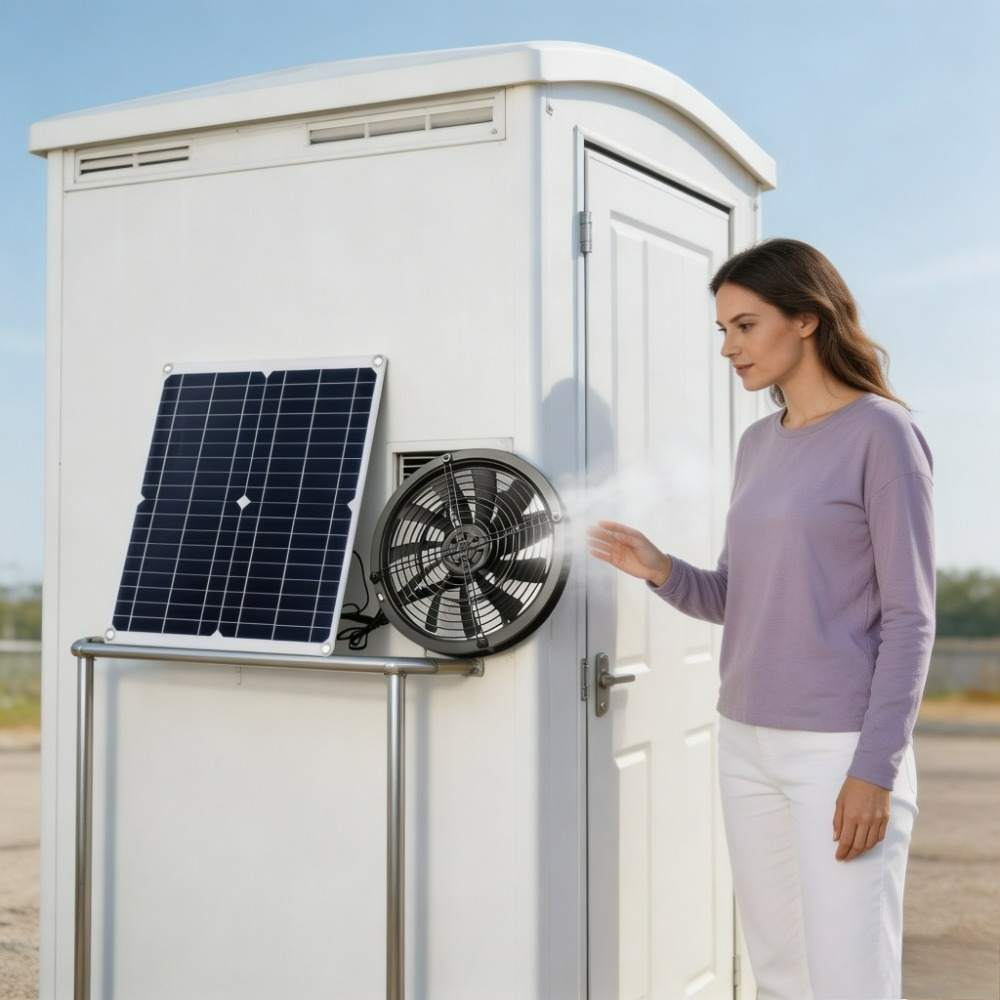 Outdoor Power Vent - ชุดพัดลมระบายอากาศพลังงานแสงอาทิตย์ 15W 25W สำหรับใช้งานกลางแจ้ง ทนทานต่อสภาพอากาศ ระบบระบายอากาศพลังงานแสงอาทิตย์สำหรับโรงเรือน