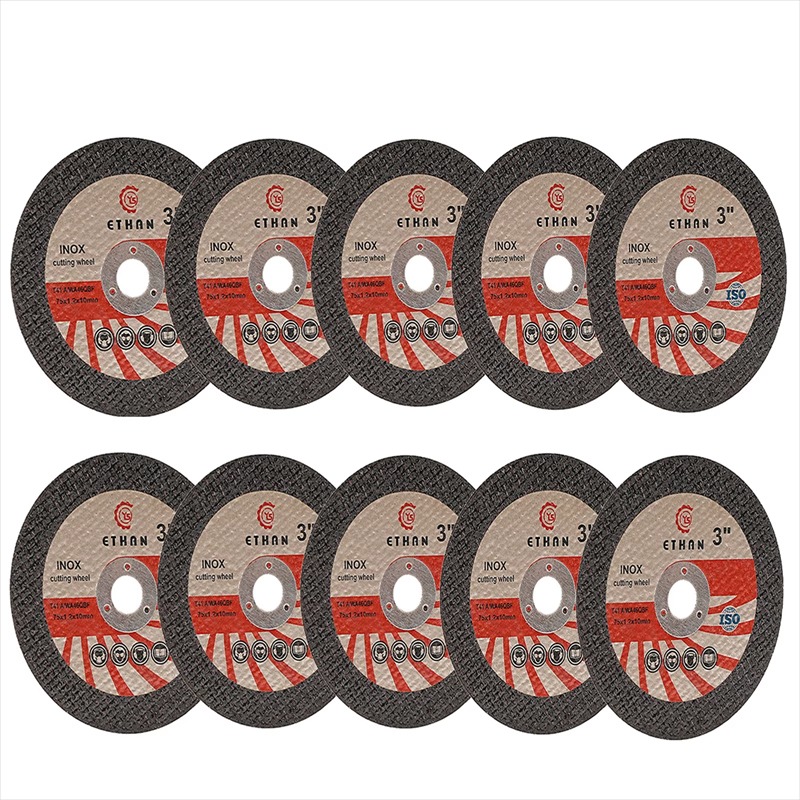 Stump Grinder Attachment - ใบเลื่อยโลหะขนาด 3 นิ้ว 10 ชิ้น ใบตัดเรซิ่น
