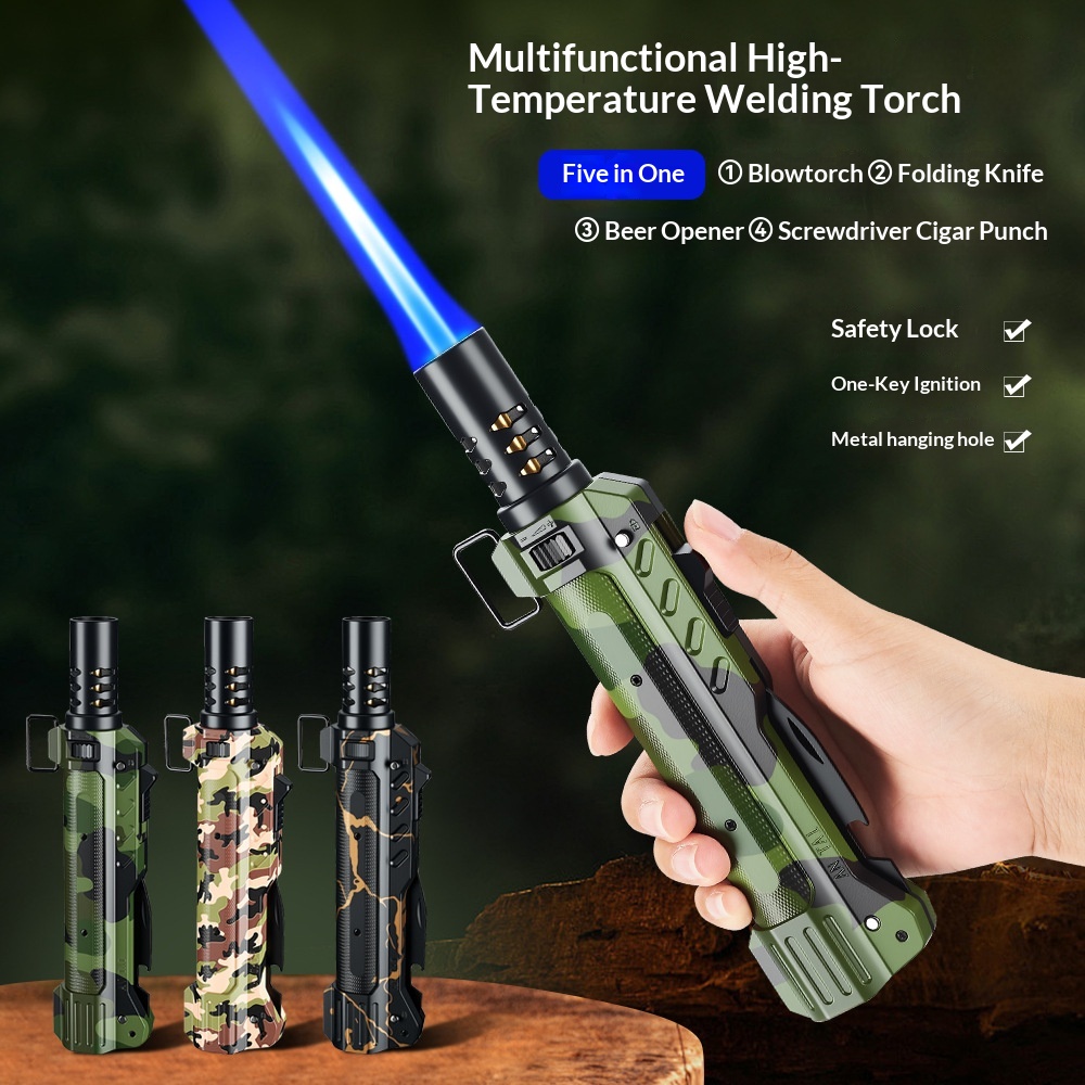 ไฟแช็คแก๊สโลหะทรงพลัง กันลม ใช - Outdoor Kitchen Power บทวิจารณ์และราคา