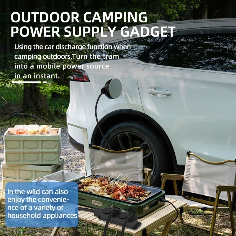 แบบพกพา 16A 4KW ไฟฟ้ารถ EV Cha - Outdoor Power Rack บทวิจารณ์และราคา