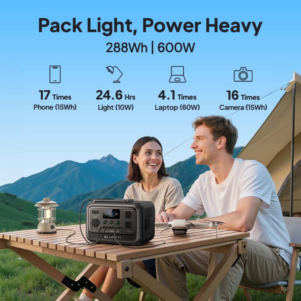 【รุ่นใหม่】BLUETTI Elite 30 V2  - Outdoor Power Equipment บทวิจารณ์และราคา