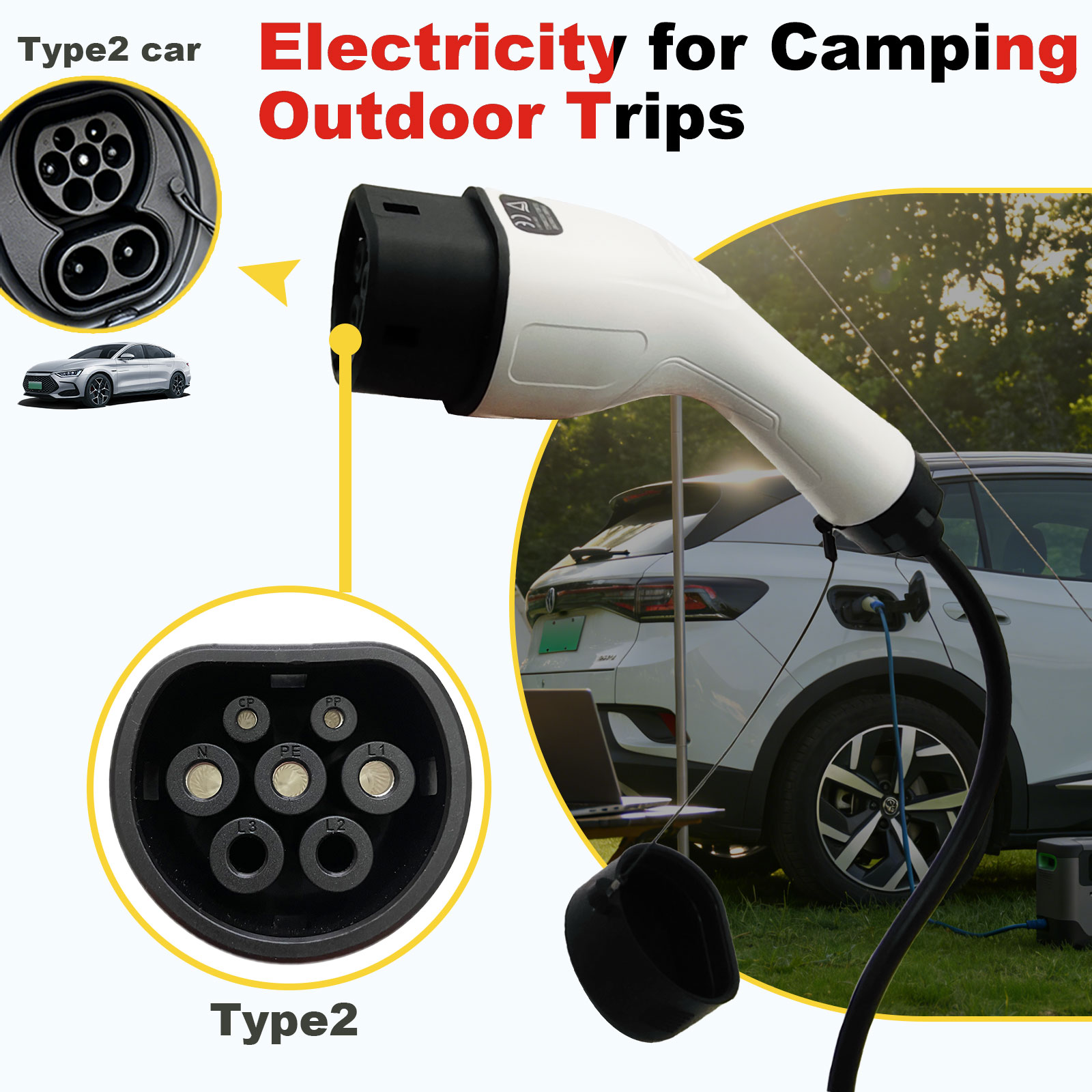 อะแดปเตอร์ปล่อยไฟ Type2 V2L 16 - Outdoor Power Rack บทวิจารณ์และราคา