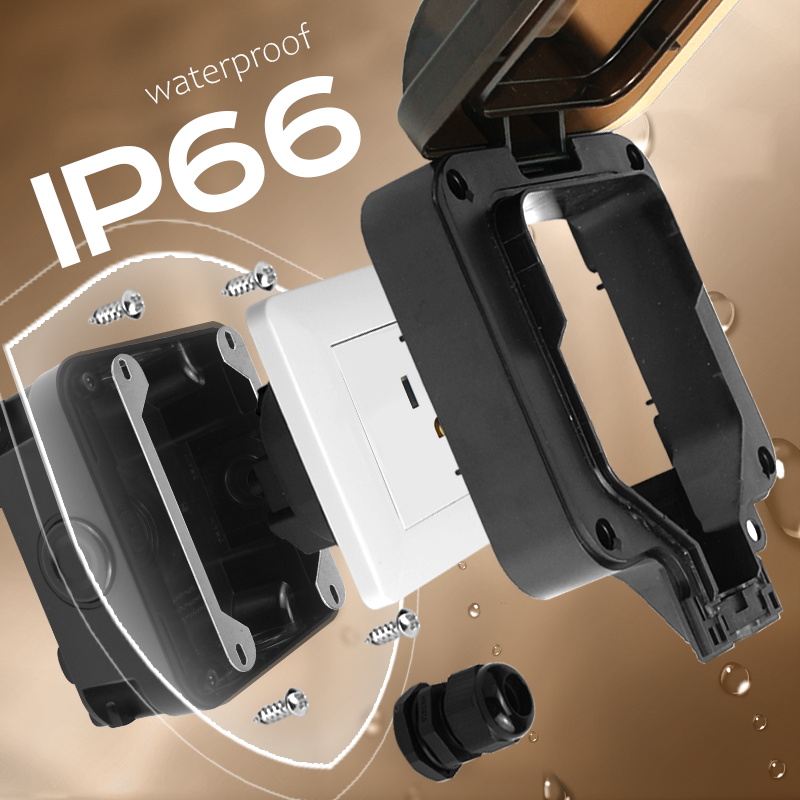 Avoir IP66 ซ็อกเก็ตกันน้ําผนัง - Outdoor Power Rack บทวิจารณ์และราคา
