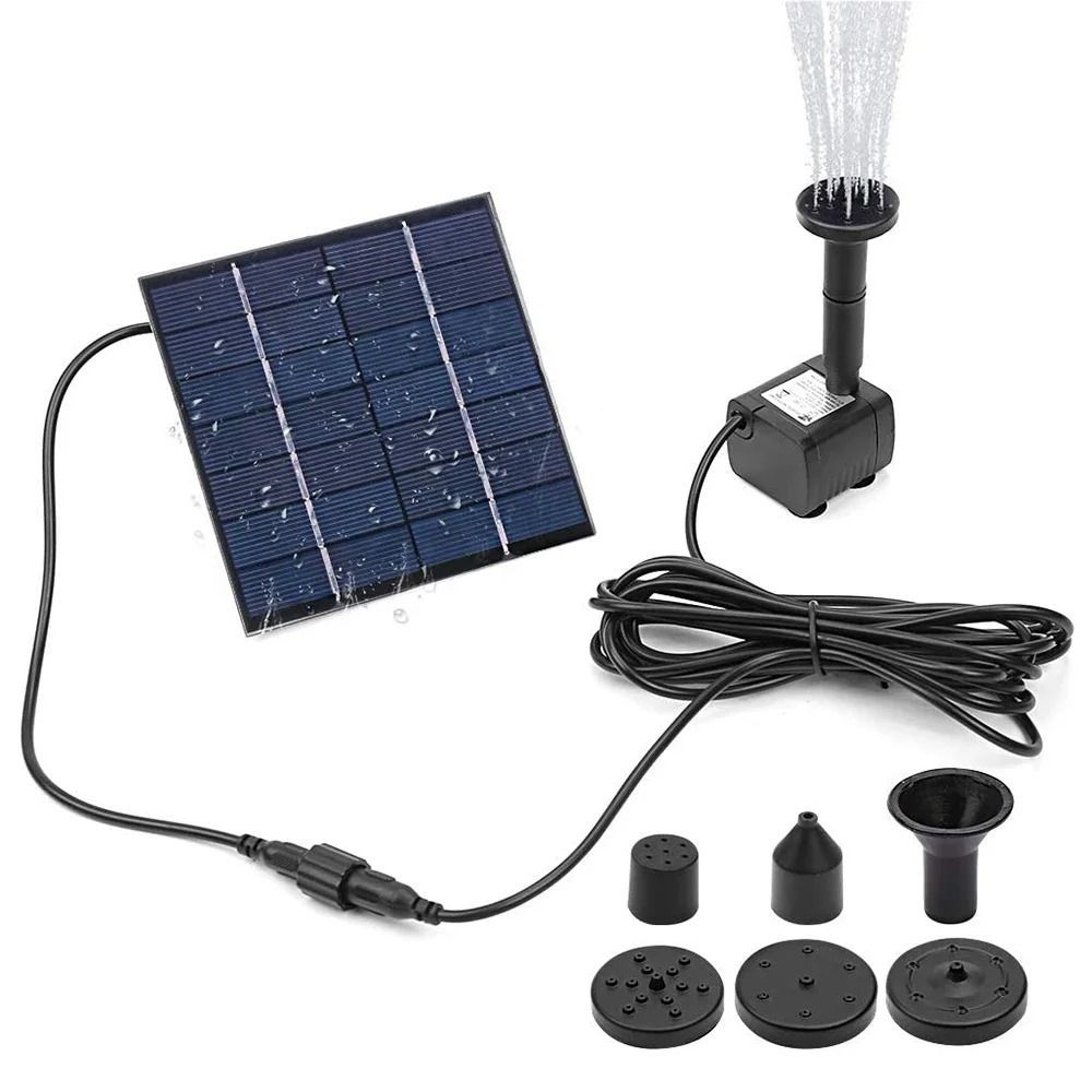 ปั๊มน้ำพุพลังงานแสงอาทิตย์ขนาด - Outdoor Power Kit บทวิจารณ์และราคา