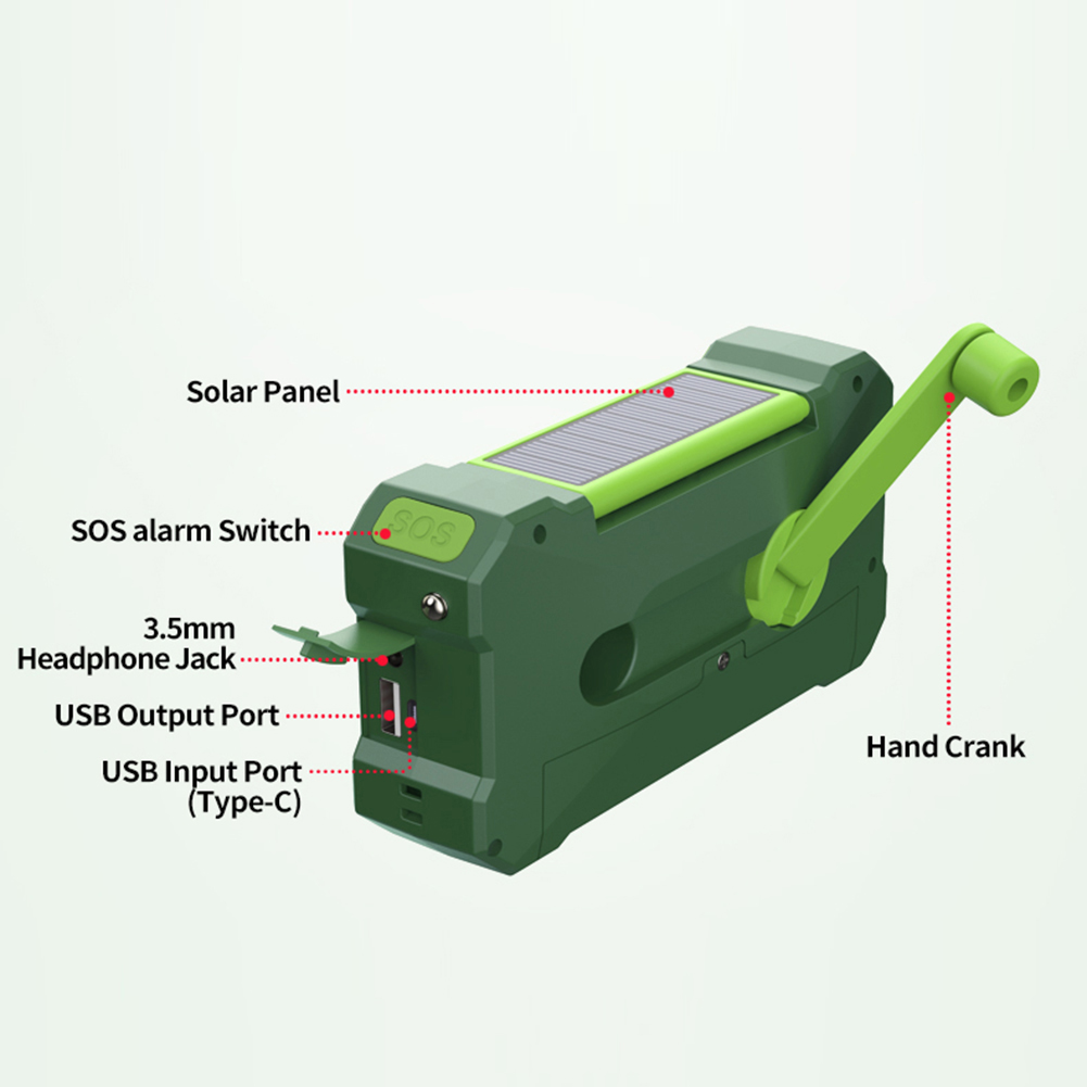10000mAh วิทยุมัลติฟังก์ชั่นกั - Outdoor Power Kit บทวิจารณ์และราคา