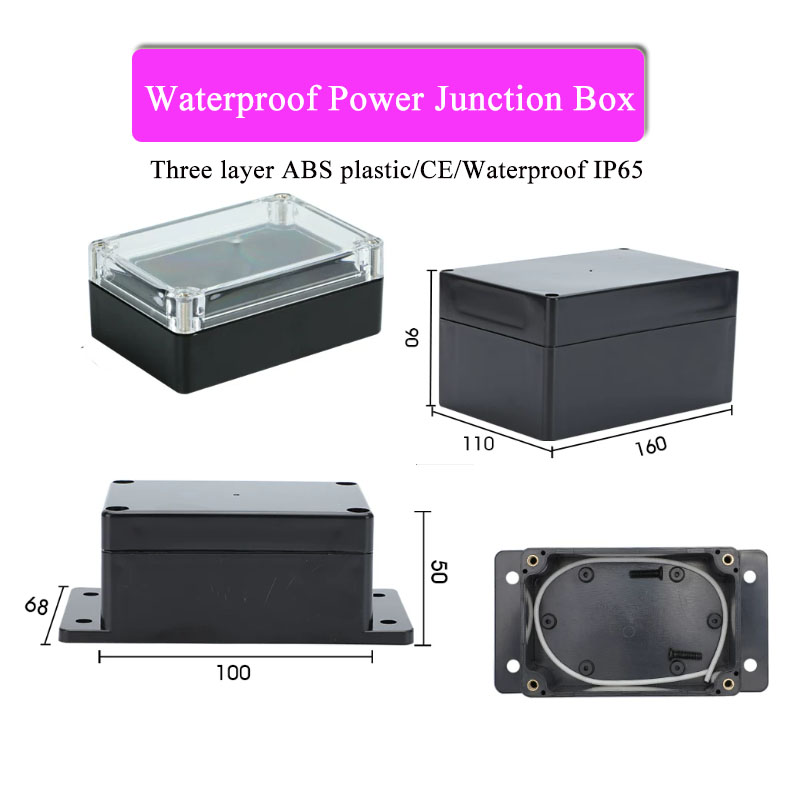 กล่องพลาสติก ABS สีดำ แบบกันน้ - Outdoor Power Monitor บทวิจารณ์และราคา