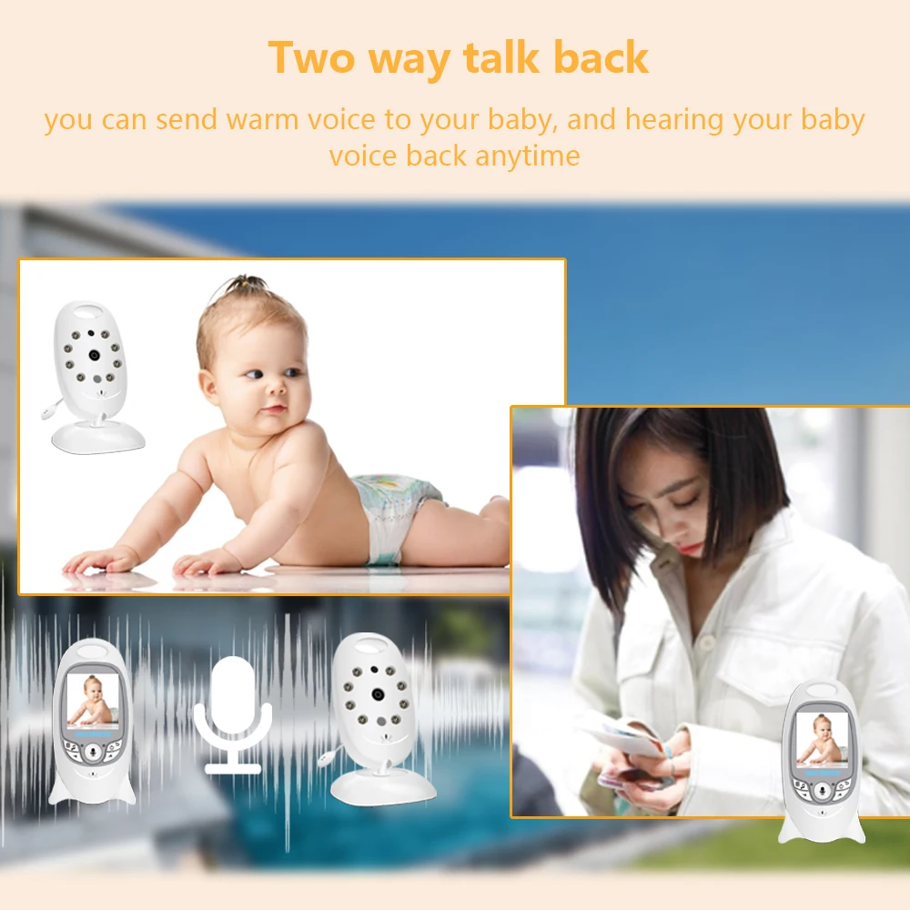 VB601 Baby Monitor อิเล็กทรอนิ - Outdoor Power Monitor บทวิจารณ์และราคา