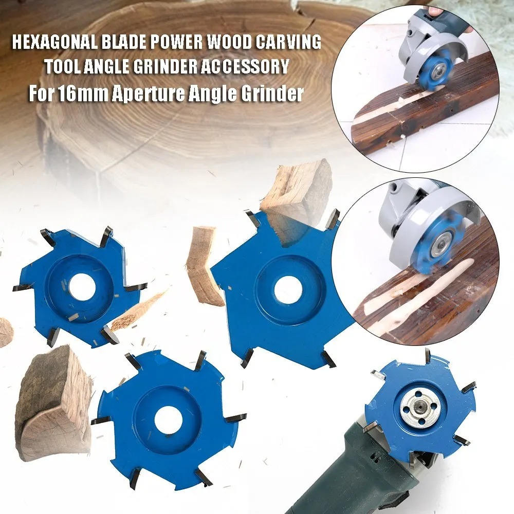 ใบมีดหกเหลี่ยมใหม่สำหรับแกะสลั - Stump Grinder Attachment บทวิจารณ์และราคา