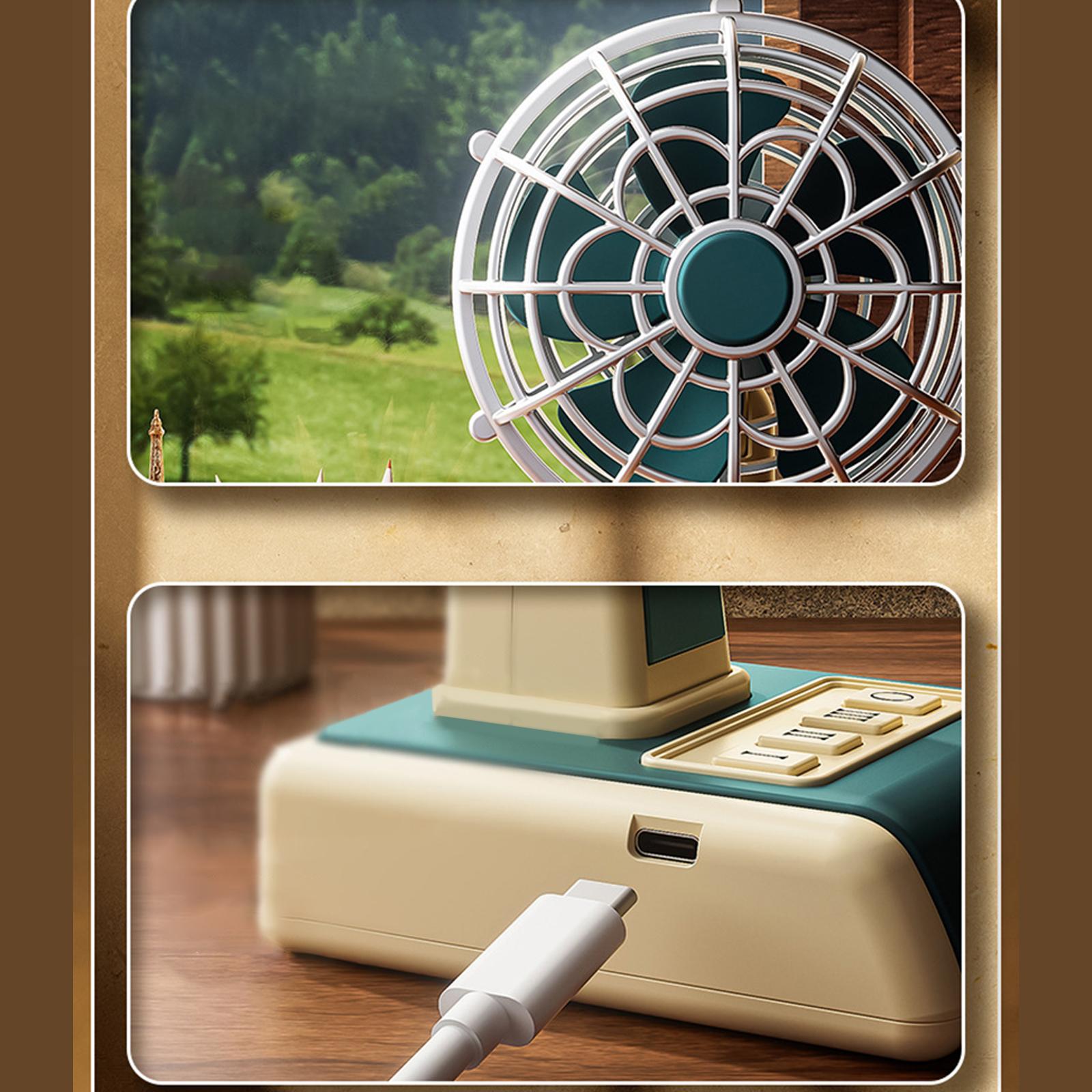 พัดลมตั้งโต๊ะ Quiet แบบพกพา Ta - Outdoor Kitchen Power บทวิจารณ์และราคา
